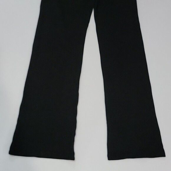 BETABRAND Pants Womans Large Black  Textured Bootcut Dress Yoga Comfort Stretch - Picture 6 of 8